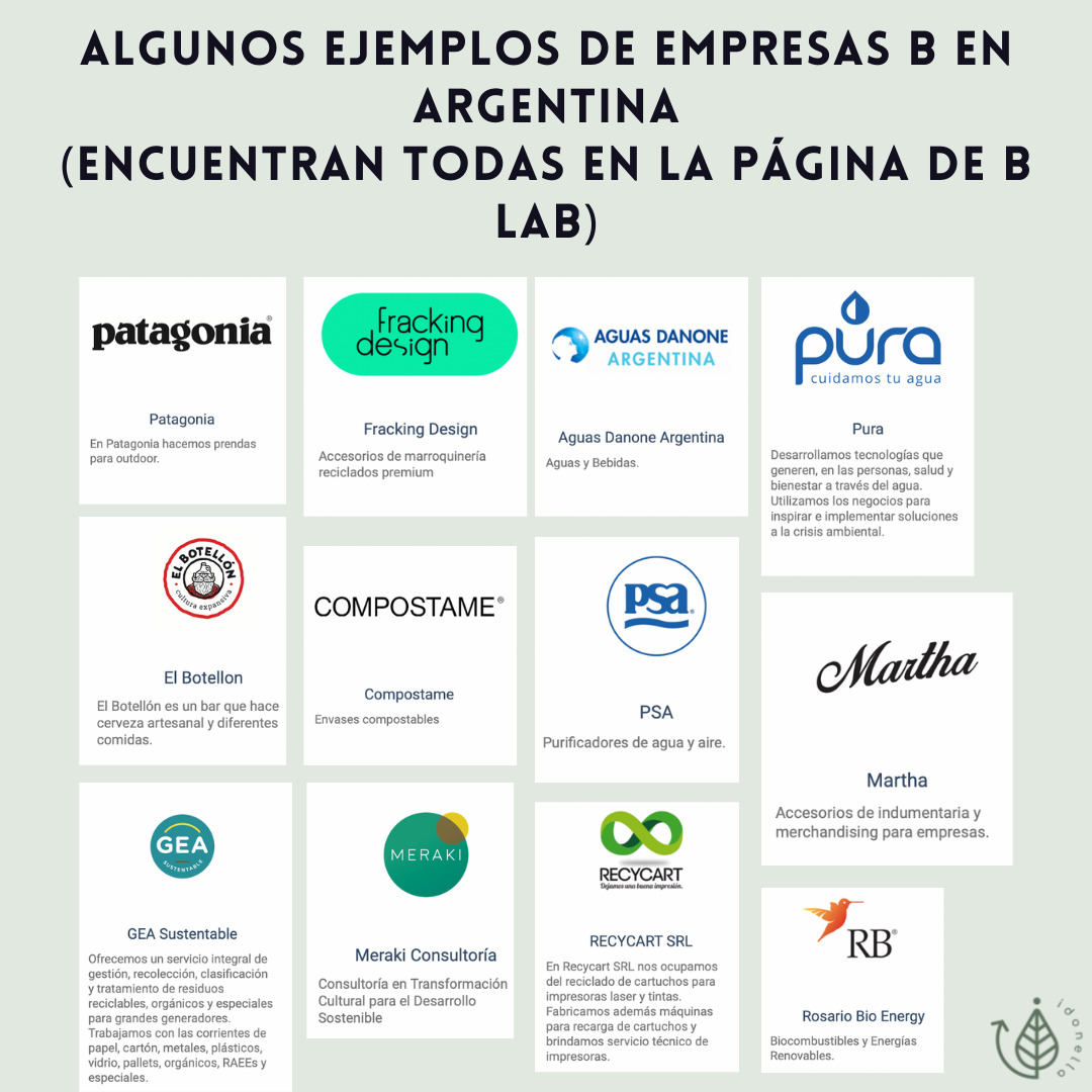 ¿Qué Son Las Empresas B Y Cómo Surgieron? - Idonella