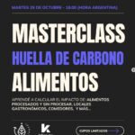 clase de huella de carbono de alimentos