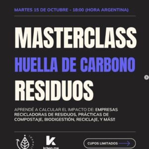 clase de huella de carbono de residuos