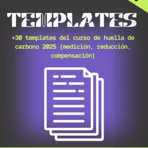 TEMPLATES PARA CALCULAR HUELLA DE CARBONO