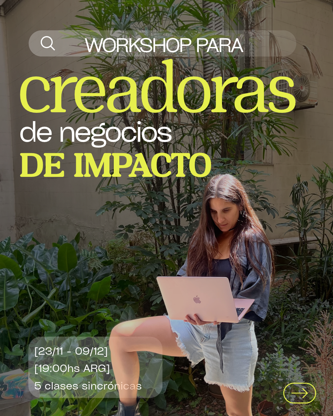 workshop para creadoras de impacto
