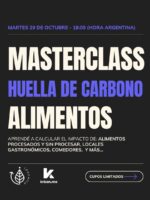 clase de huella de carbono de alimentos
